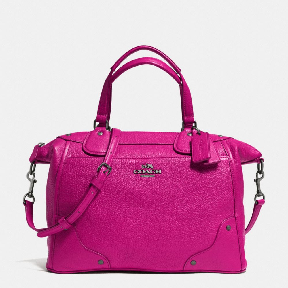 COACH f34040 MICKIE SATCHEL IN GRAIN LEATHER QBCBY