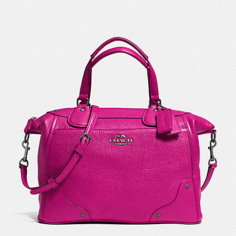 COACH F34040 MICKIE SATCHEL IN GRAIN LEATHER QBCBY