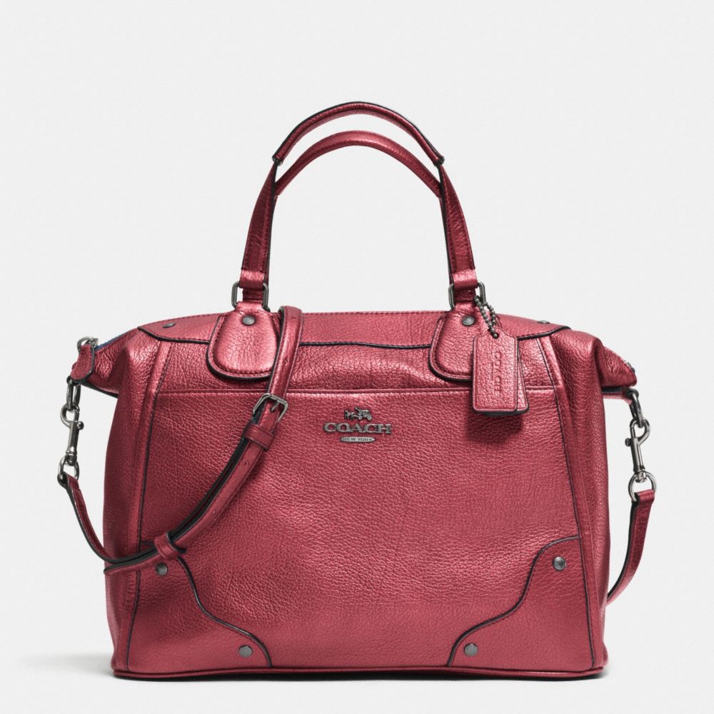 MICKIE SATCHEL IN GRAIN LEATHER - QBE42 - COACH F34040