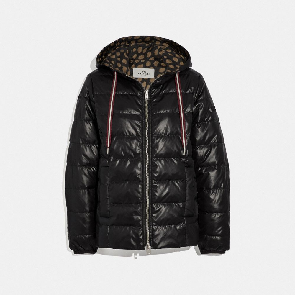 LIGHTWEIGHT PUFFER - BLACK - COACH F34114