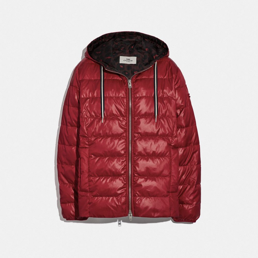 COACH F34114 - LIGHTWEIGHT PUFFER CLASSIC RED