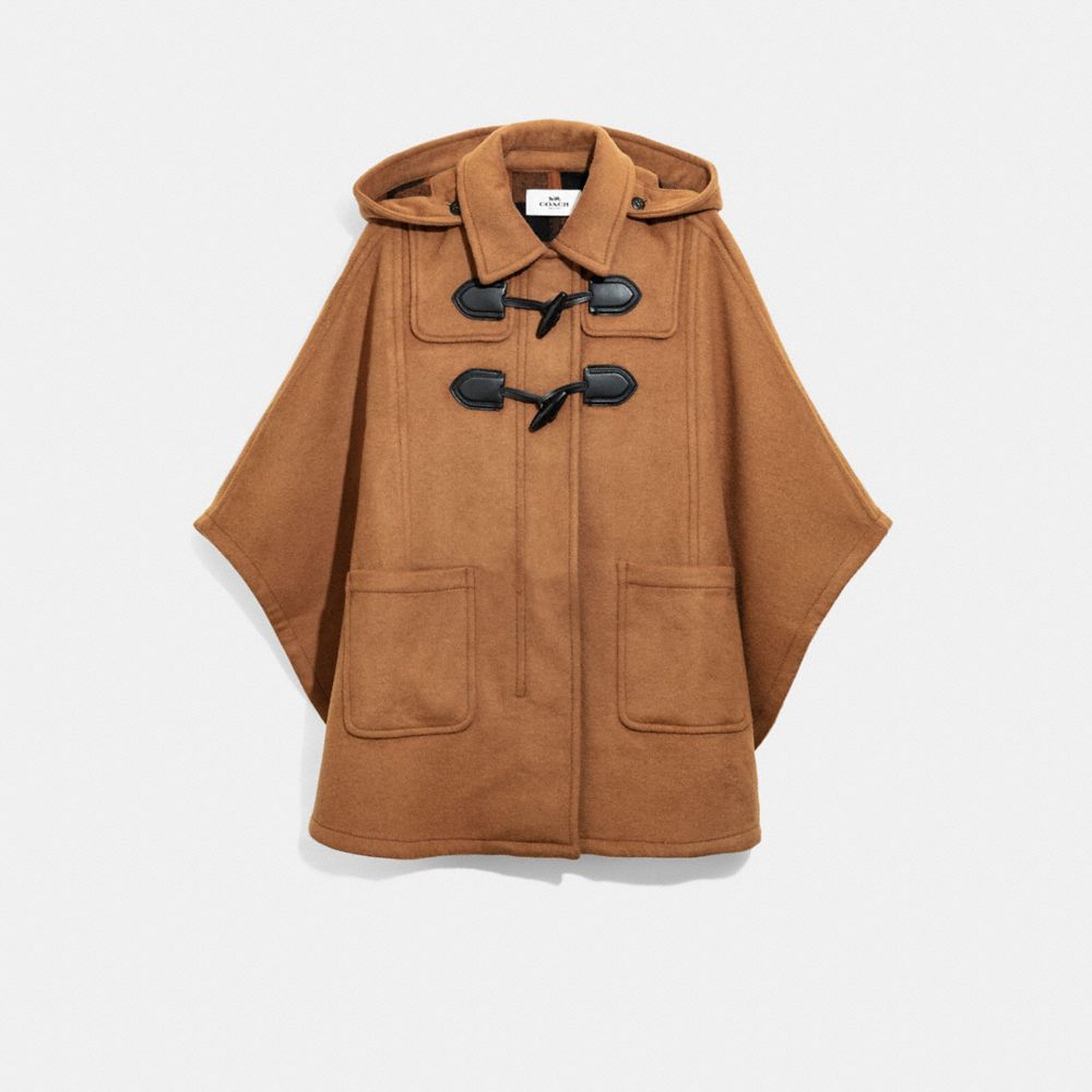 DUFFLE CAPE - F34127 - CAMEL/CAMEL