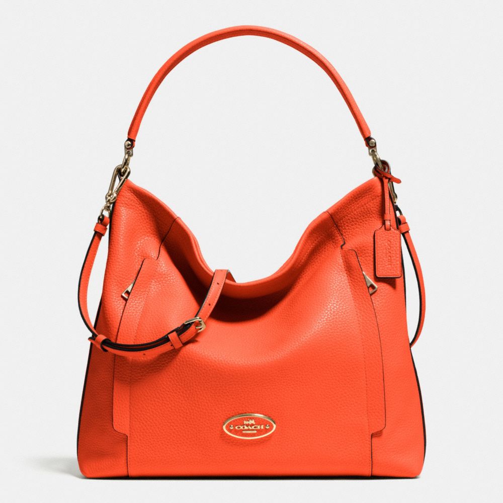 COACH LARGE SCOUT HOBO IN PEBBLE LEATHER - LICRL - f34311