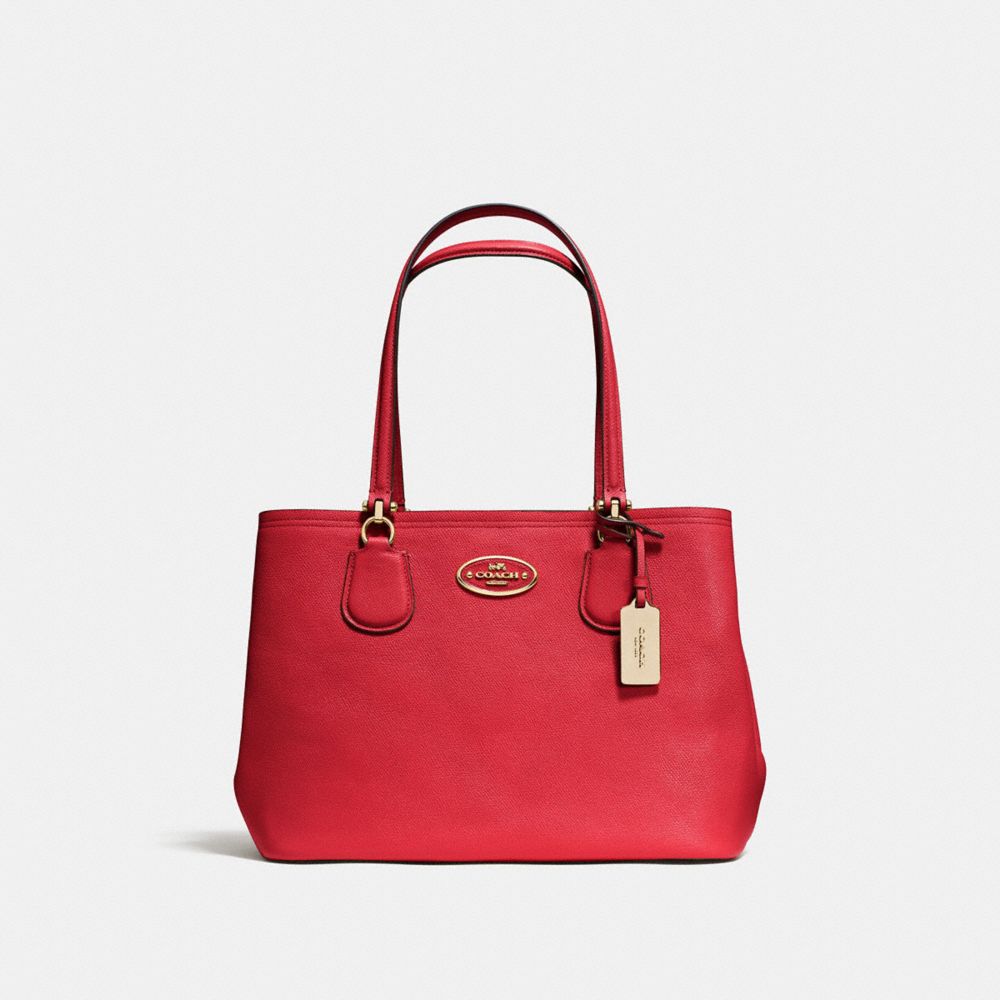 COACH KITT CARRYALL - RED/LIGHT GOLD - F34388