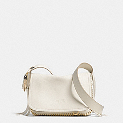 COACH F34396 - DAKOTAH FRINGE CROSSBODY IN WHIPLASH LEATHER LIGHT GOLD/CHALK