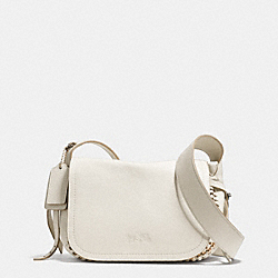 COACH F34397 Dakotah Mini Flap Crossbody 21 In Whiplash Leather LIGHT GOLD/CHALK