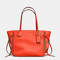 TATUM TOTE IN WHIPLASH LEATHER - LICRL - COACH F34398