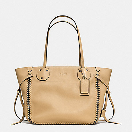 TATUM TOTE IN WHIPLASH LEATHER - COACH F34398 - QBNUD