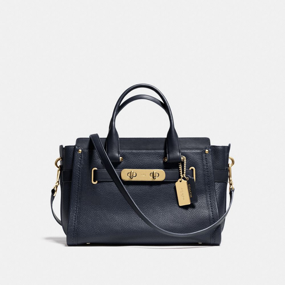 COACH COACH SWAGGER - NAVY/LIGHT GOLD - F34408