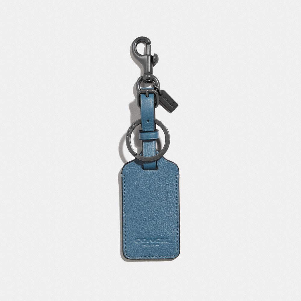 COACH LUGGAGE TAG - SOFT BLUE - F34586