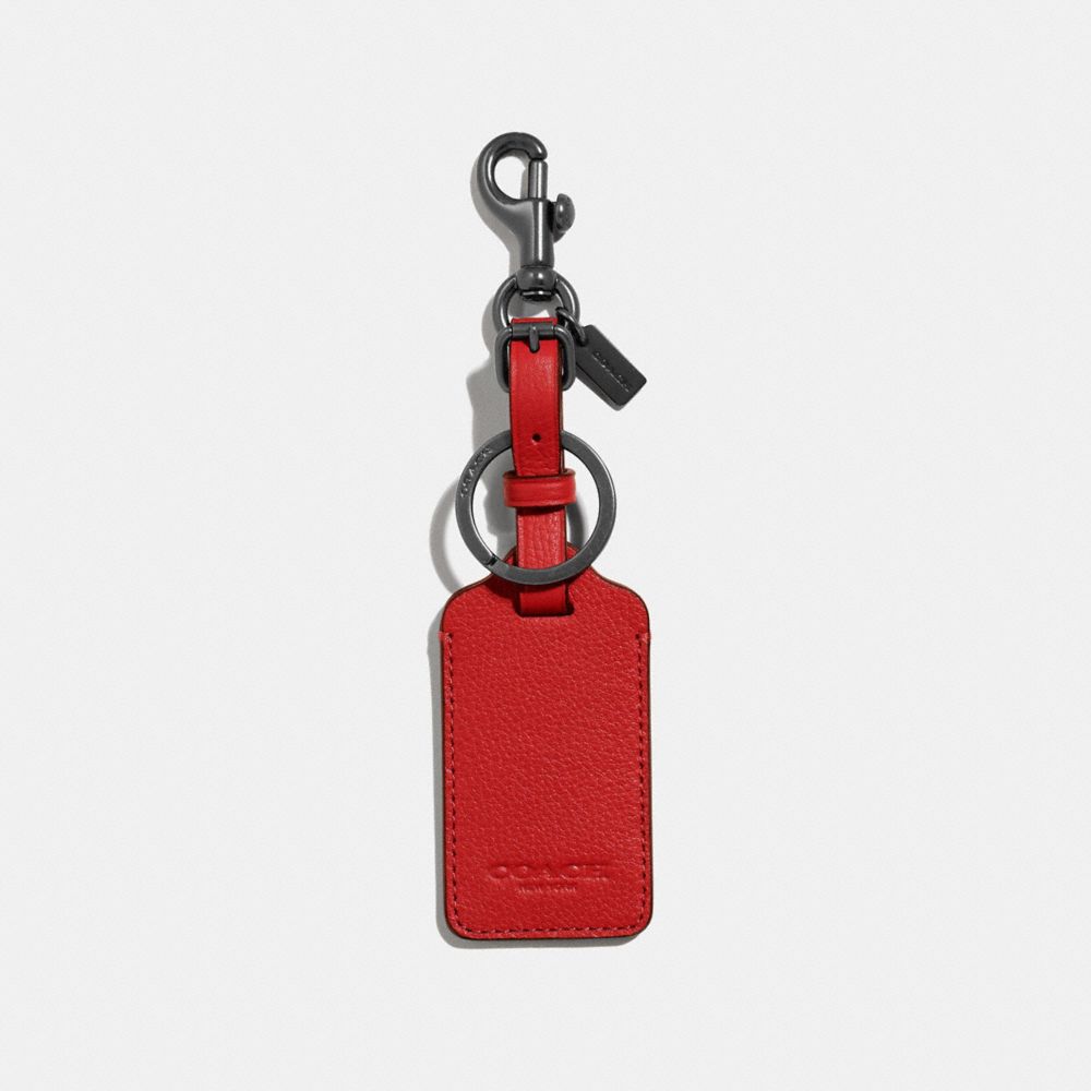 COACH F34586 Luggage Tag VINTAGE RED