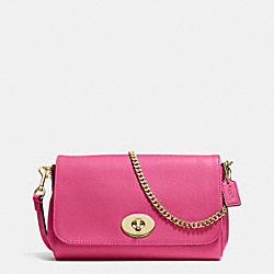 COACH F34604 - MINI RUBY CROSSBODY IN LEATHER IMITATION GOLD/DAHLIA