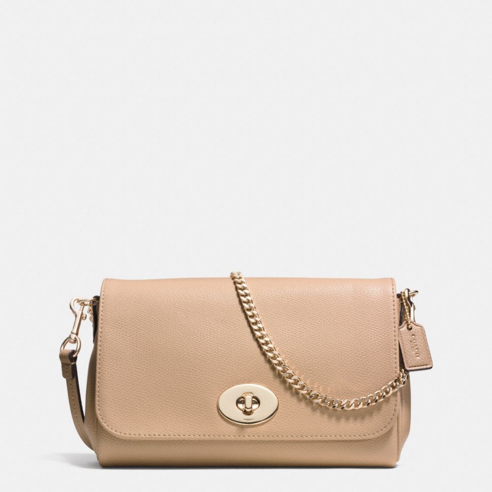 COACH F34604 Mini Ruby Crossbody In Leather  LIGHT GOLD/NUDE