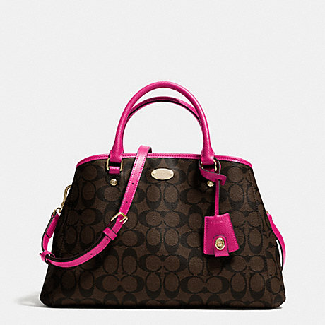 COACH f34608 SMALL MARGOT CARRYALL IN SIGNATURE IME9T