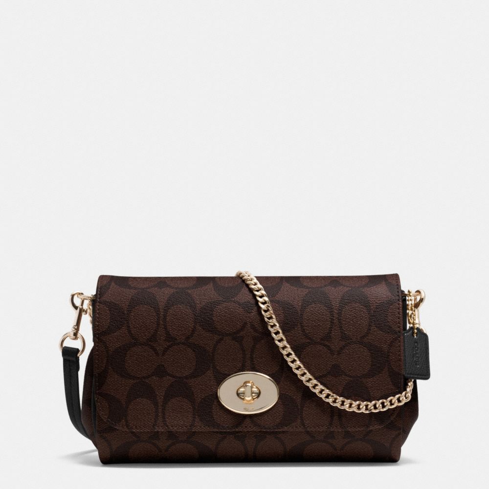 COACH F34615 - MINI RUBY CROSSBODY IN SIGNATURE CANVAS  LIGHT GOLD/BROWN/BLACK