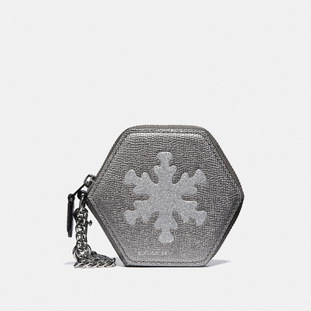 SNOWFLAKE COIN CASE - F34770 - BLACK/MULTI/SILVER