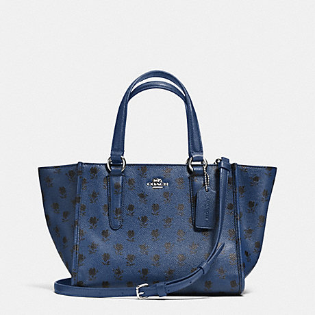 COACH f34774 CROSBY MINI CARRYALL IN PRINTED CROSSGRAIN LEATHER SVDSS