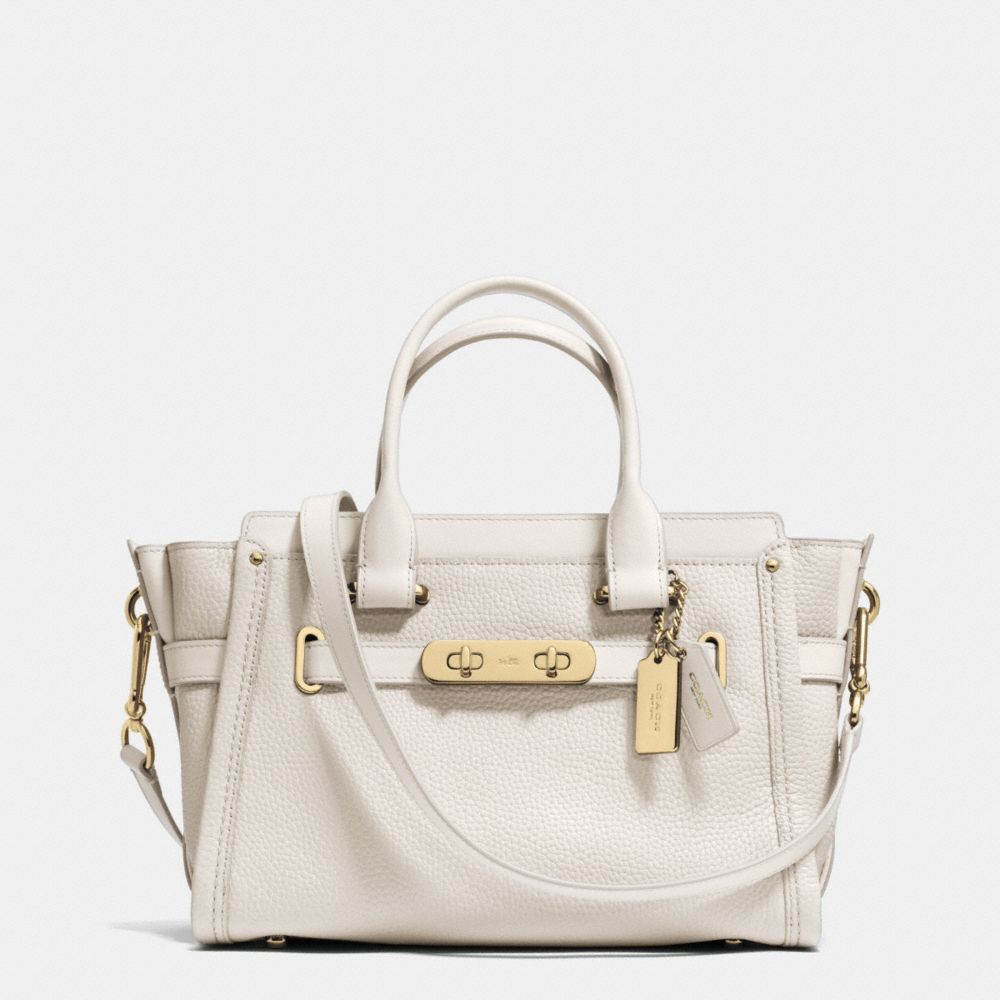 COACH SWAGGER 27 - f34816 - CHALK/LIGHT GOLD