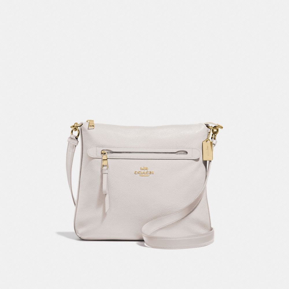 MAE CROSSBODY - F34823 - CHALK/IMITATION GOLD