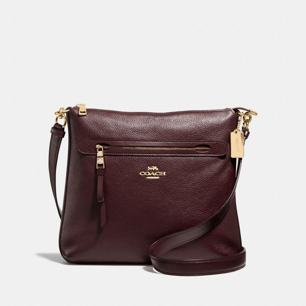 COACH F34823 - MAE CROSSBODY OXBLOOD 1/LIGHT GOLD