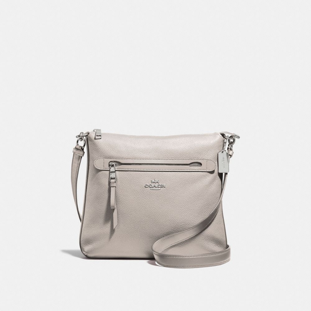 COACH F34823 MAE CROSSBODY GREY BIRCH/SILVER