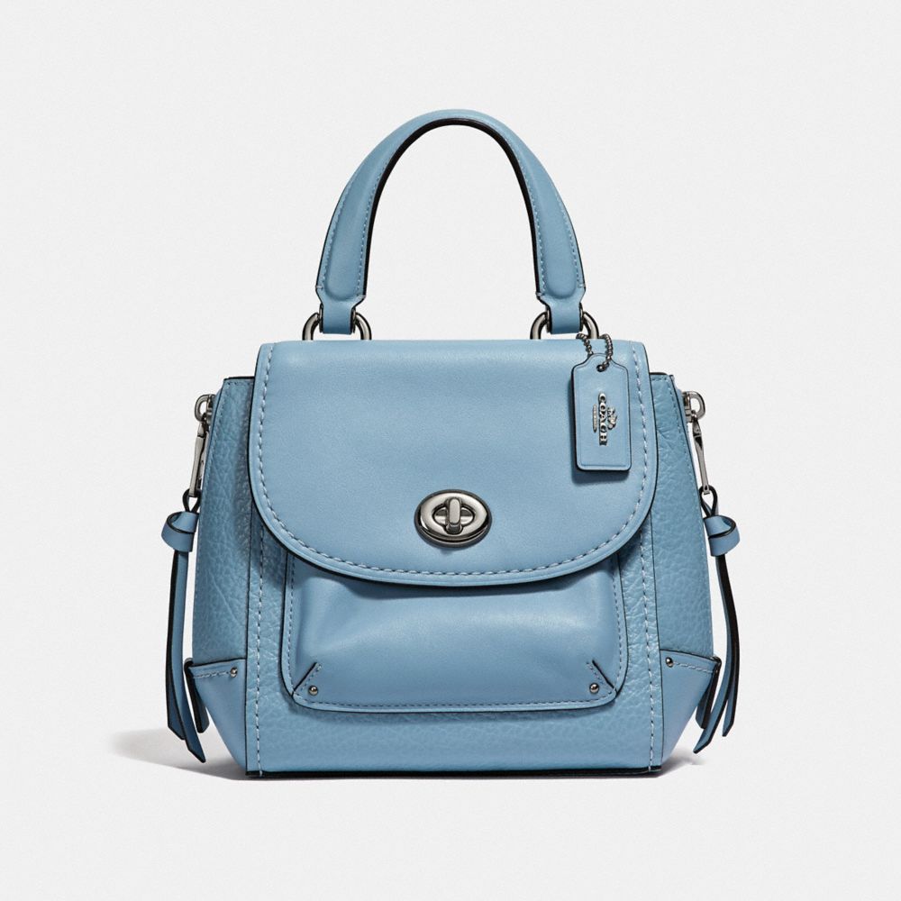 MINI FAYE BACKPACK - CORNFLOWER/SILVER - COACH F34830