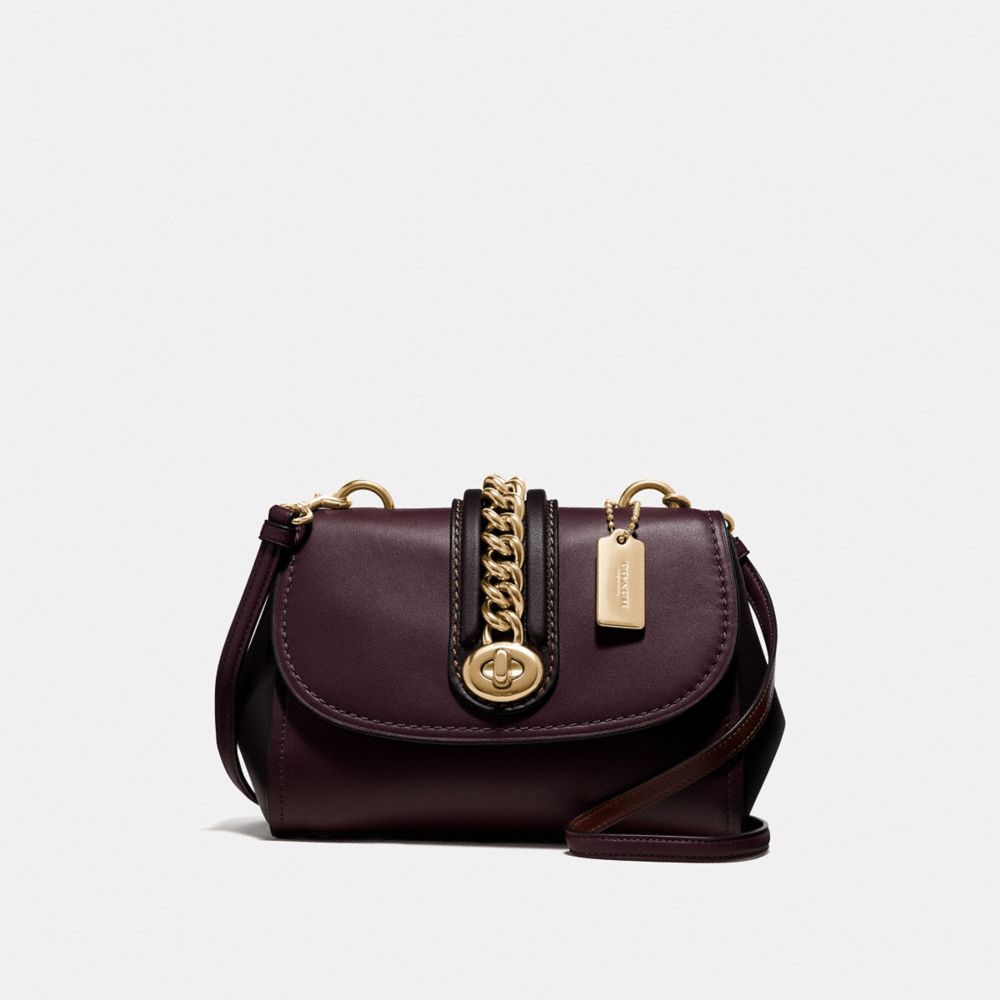 COACH F35114 FAYE CROSSBODY OXBLOOD 1/LIGHT GOLD