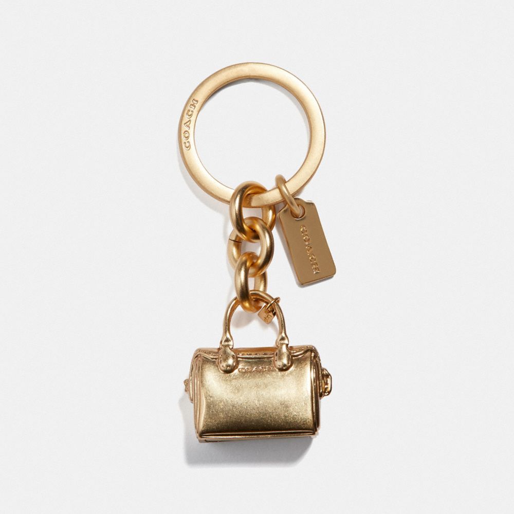 BENNETT BAG CHARM - COACH F35134 - GOLD/GOLD