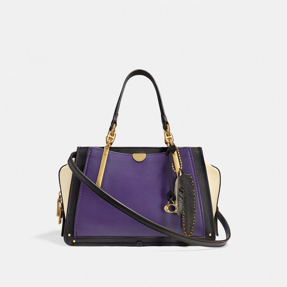 COACH F35241 - DREAMER IN COLORBLOCK PURPLE/MULTI/BRASS