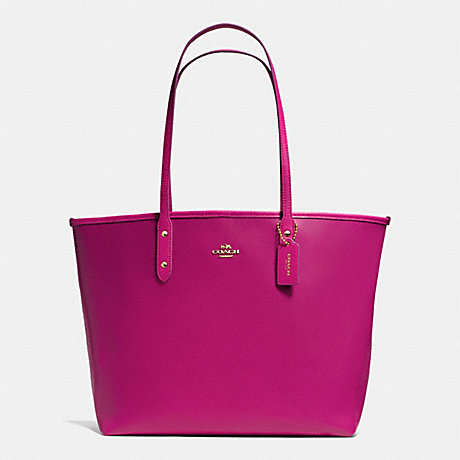 CITY TOTE IN CROSSGRAIN LEATHER - COACH F35355 - IMCBY