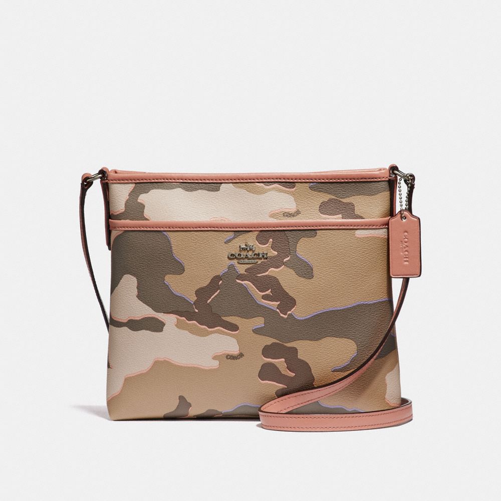 coach camo crossbody