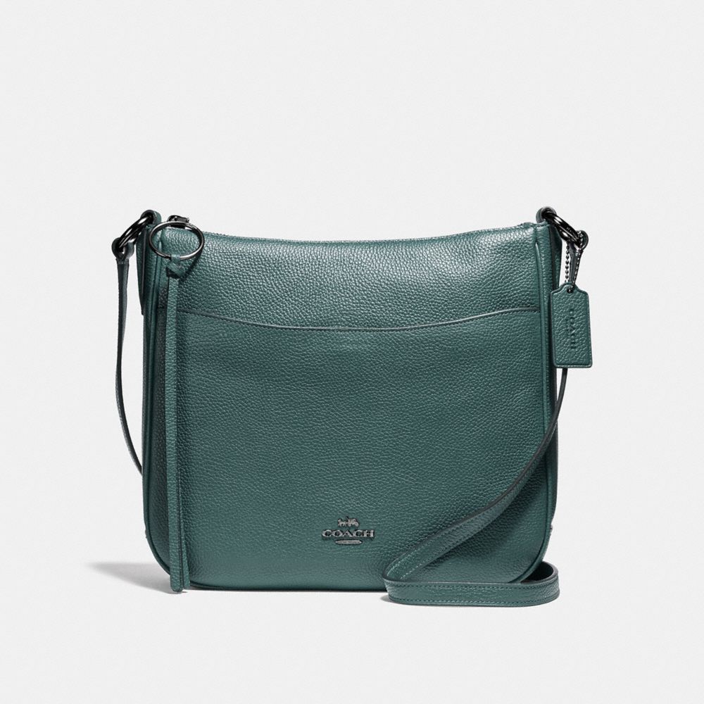 COACH F35543 Chaise Crossbody GM/DARK TURQUOISE