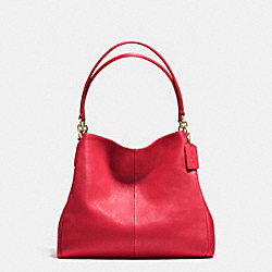 PHOEBE SHOULDER BAG IN PEBBLE LEATHER - f35723 - IME8B