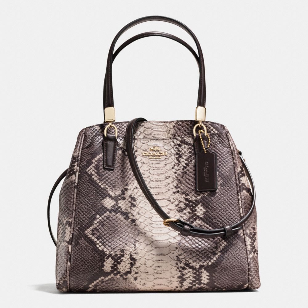 COACH HANDBAGS MINETTA CROSSBODY IN PYTHON EMBOSSED LEATHER