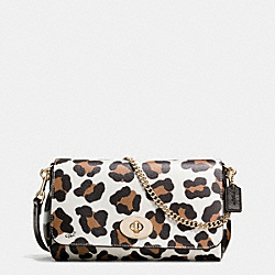 COACH F35880 - MINI RUBY CROSSBODY IN OCELOT PRINT COATED CANVAS LIGHT GOLD/CHALK MULTI