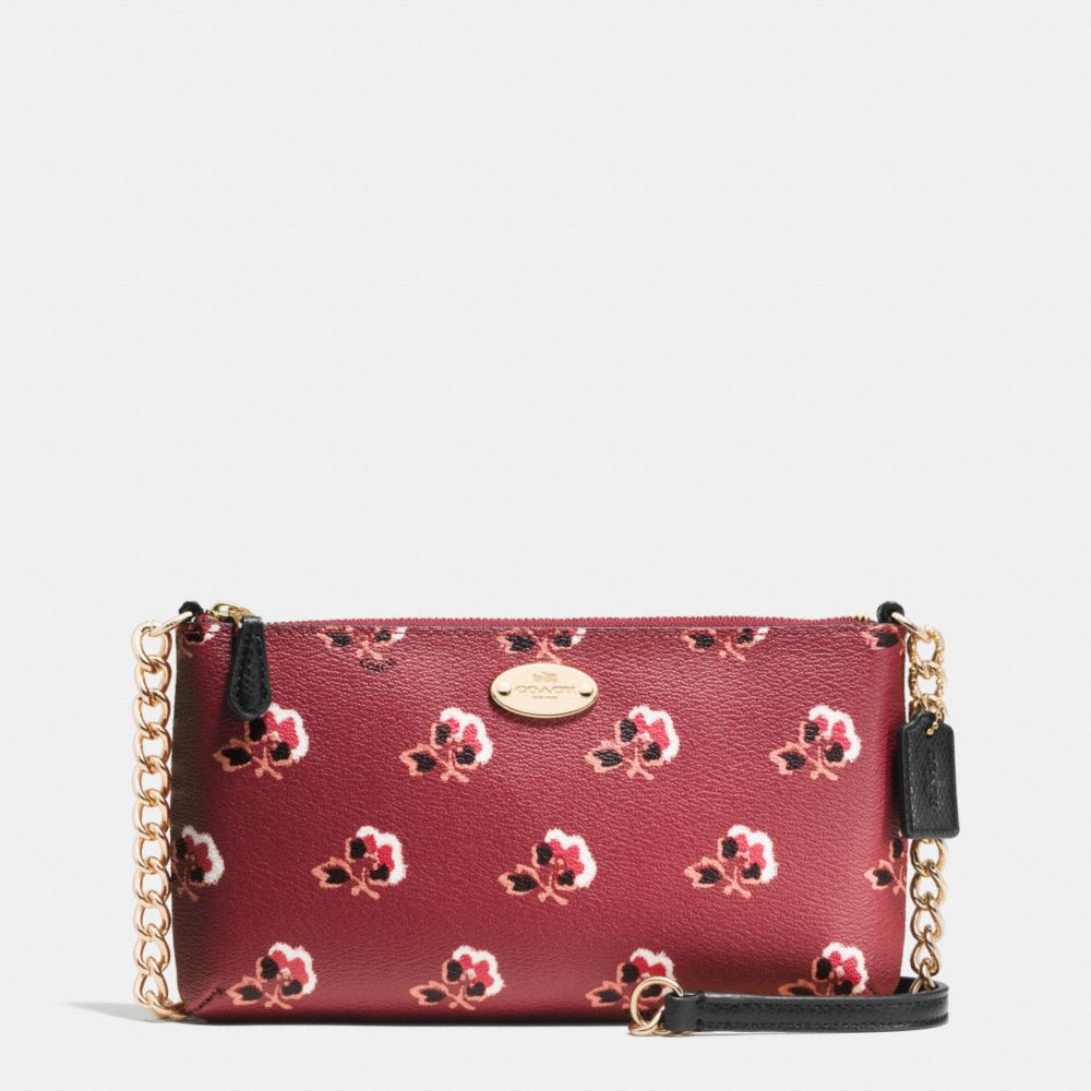 QUINN CROSSBODY IN BRAMBLE ROSE PRINT LEATHER - IMBYM - COACH F35882