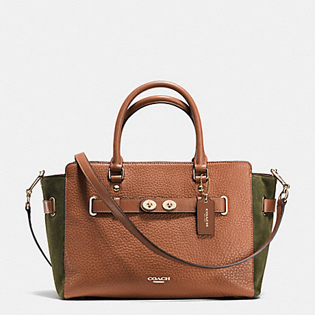COACH F35932 BLAKE CARRYALL IN SUEDE MIX IME90