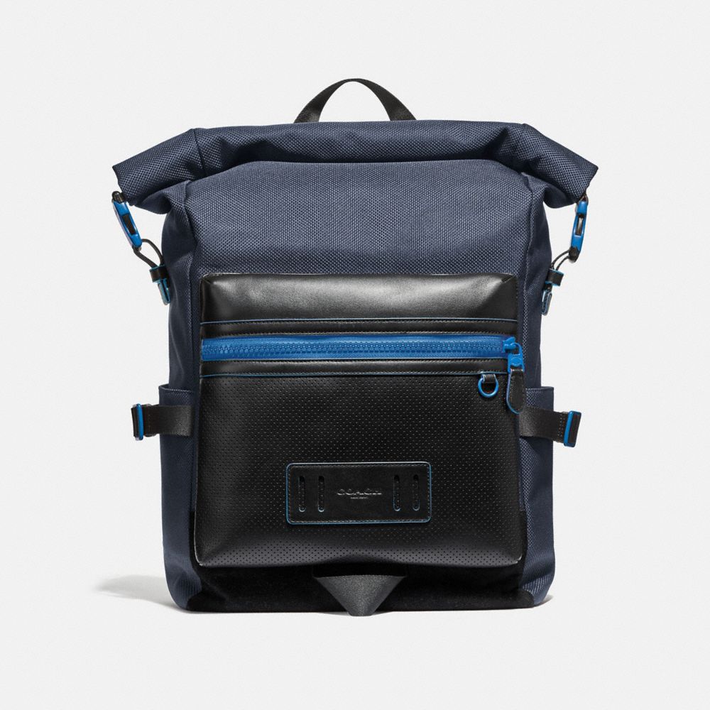 COACH F36090 Terrain Roll-top Backpack MIDNIGHT NAVY/BLUE