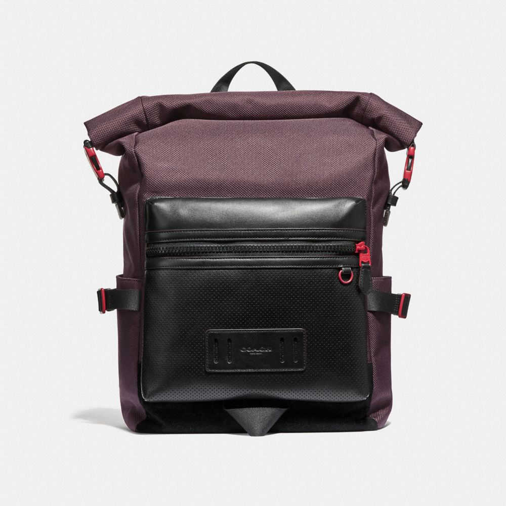 TERRAIN ROLL-TOP BACKPACK - OXBLOOD/TRUE RED - COACH F36090