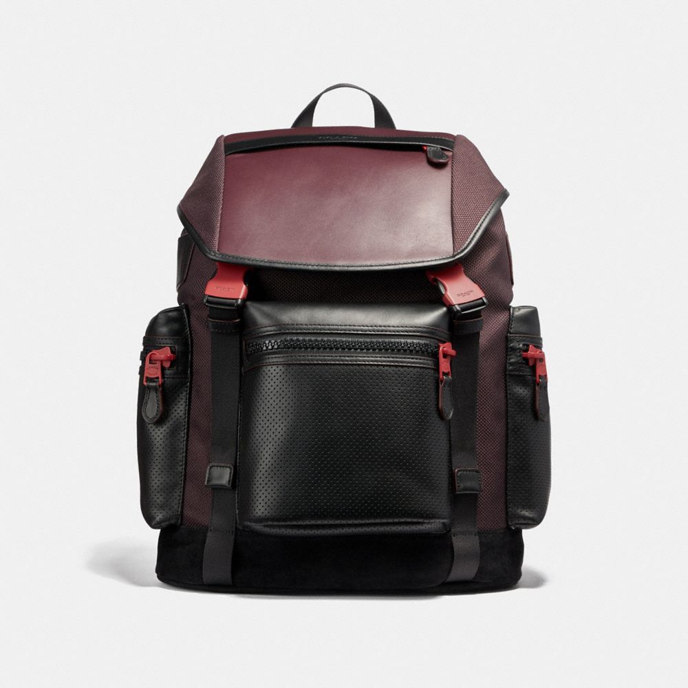 COACH F36091 Terrain Trek Pack OXBLOOD/TRUE RED