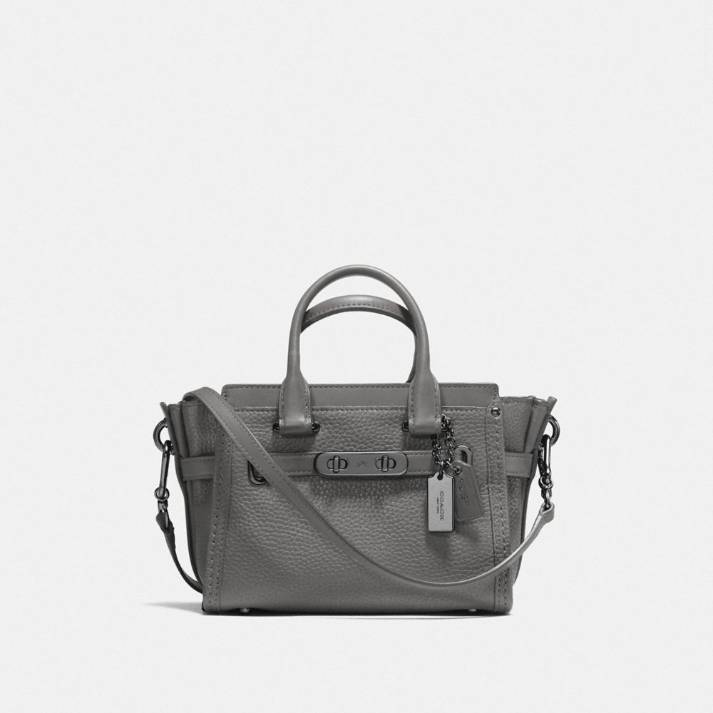 COACH SWAGGER 20 - F36235 - HEATHER GREY/GUNMETAL