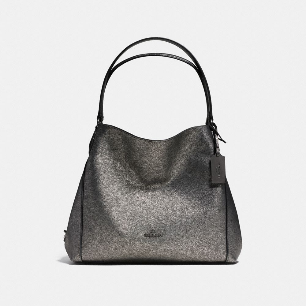 COACH f36503 EDIE SHOULDER BAG 31 ANTIQUE NICKEL/GUNMETAL