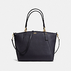 COACH KELSEY SATCHEL IN PEBBLE LEATHER - IMITATION GOLD/MIDNIGHT - F36591