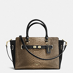 COACH F36655 Blake Carryall In Metallic Exotic Embossed Leather IMITATION GOLD/GOLD/BRONZE