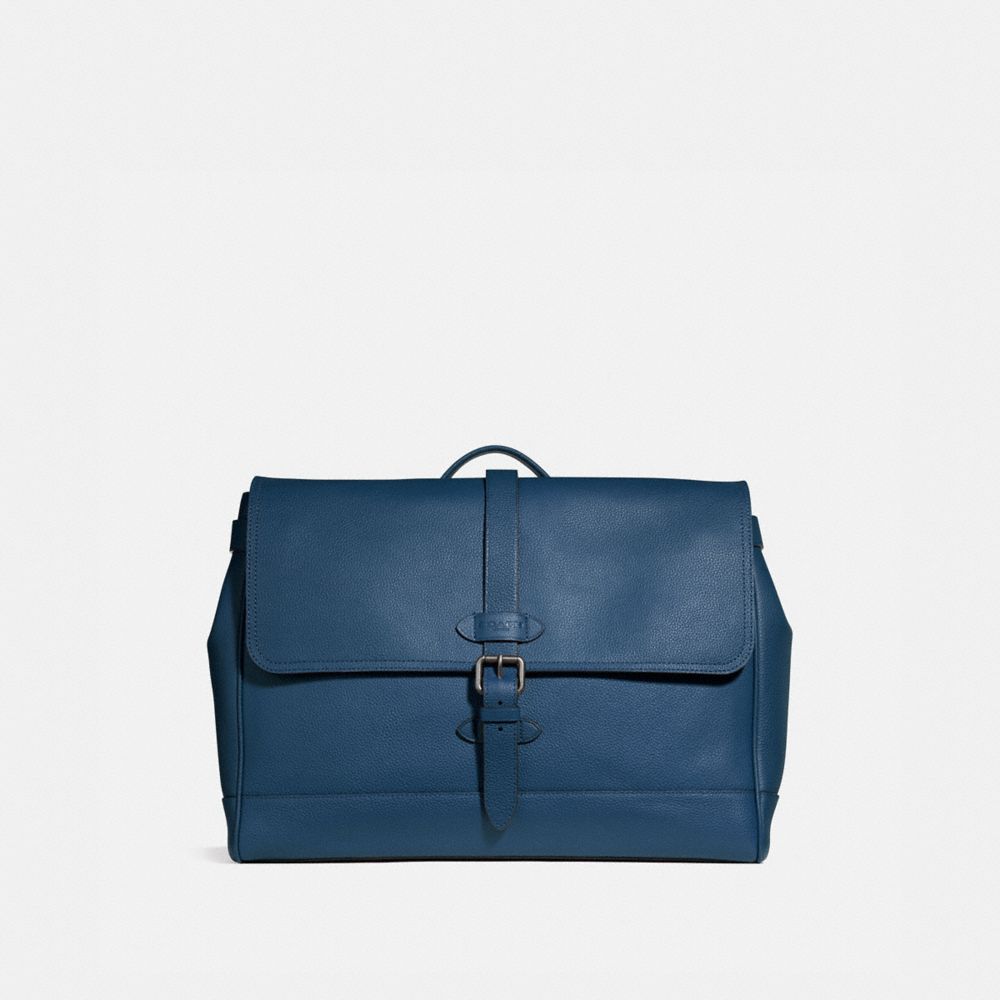 HUDSON MESSENGER - f36810 - MIDNIGHT NAVY/BLACK ANTIQUE NICKEL