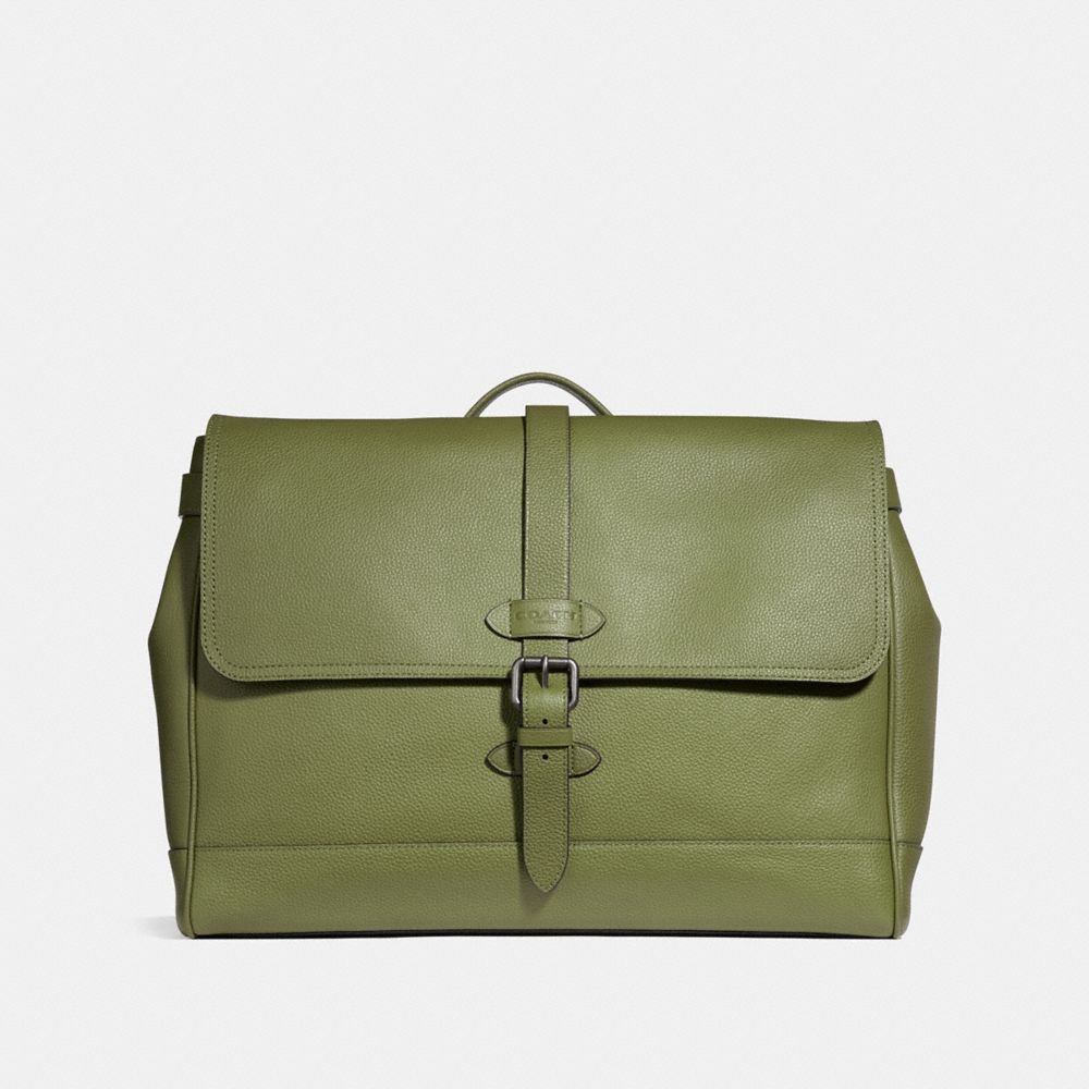 HUDSON MESSENGER - DARK OLIVE/BLACK ANTIQUE NICKEL - COACH F36810