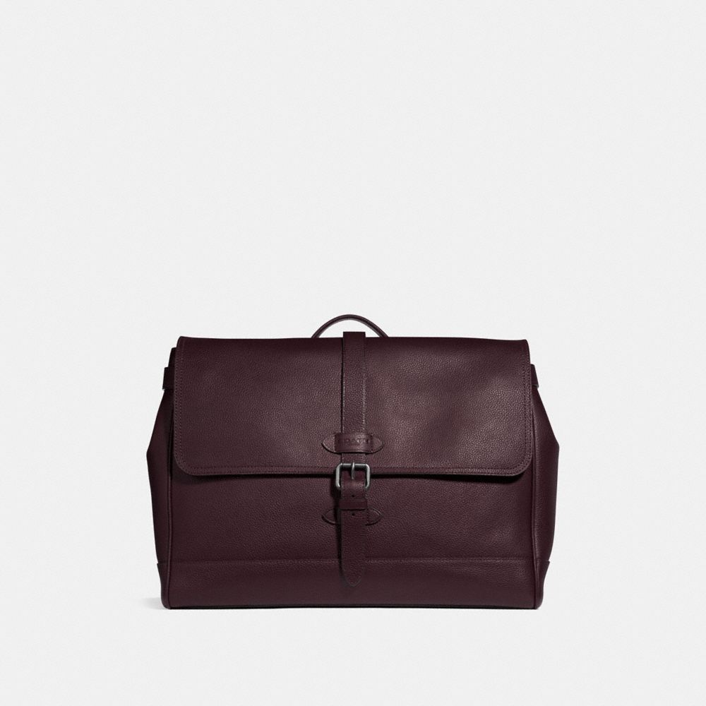 HUDSON MESSENGER - F36810 - OXBLOOD/BLACK ANTIQUE NICKEL