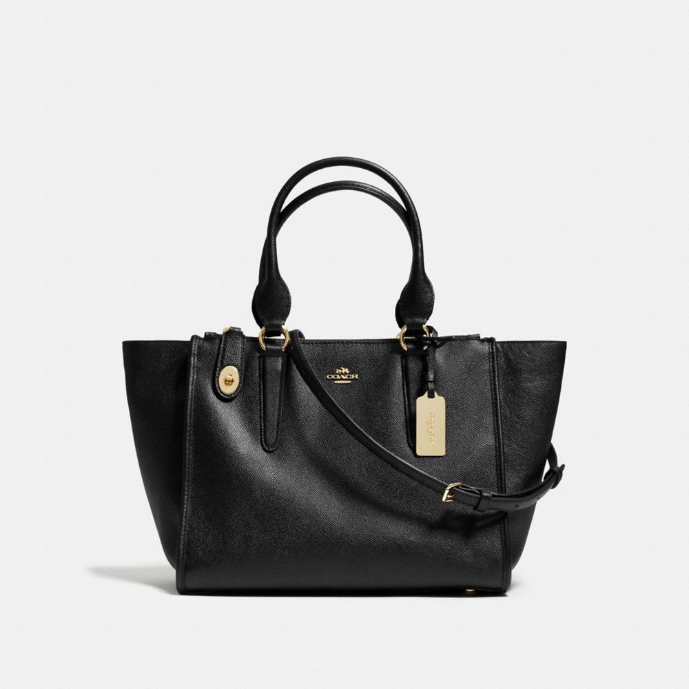 COACH F37140 - CROSBY CARRYALL BLACK/LIGHT GOLD