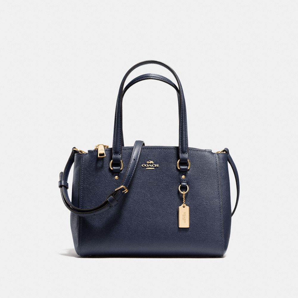 COACH F37145 - STANTON CARRYALL 26 NAVY/LIGHT GOLD