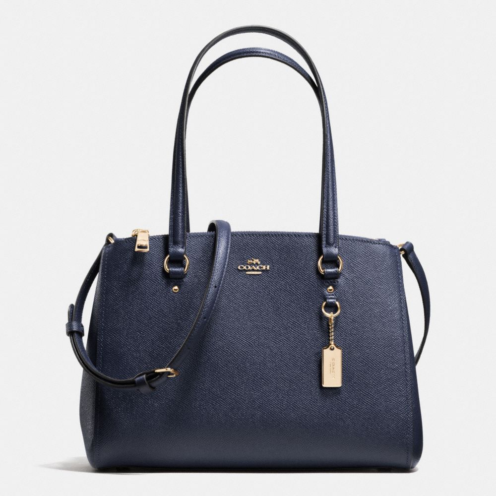 COACH STANTON CARRYALL 29 - NAVY/LIGHT GOLD - F37147